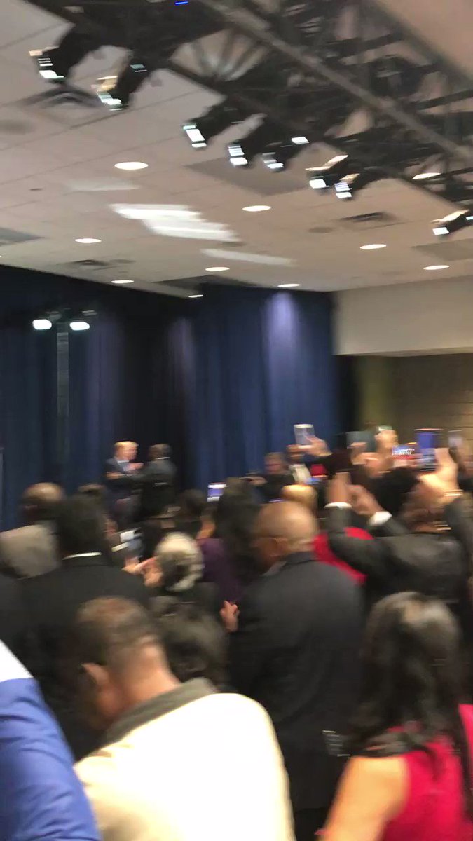 These are some of the great @realDonaldTrump supporters that the media does not want you to know about. Proud to join @POTUS and so many folks at the Black Voices for Trump coalition today in Atlanta. #KAG