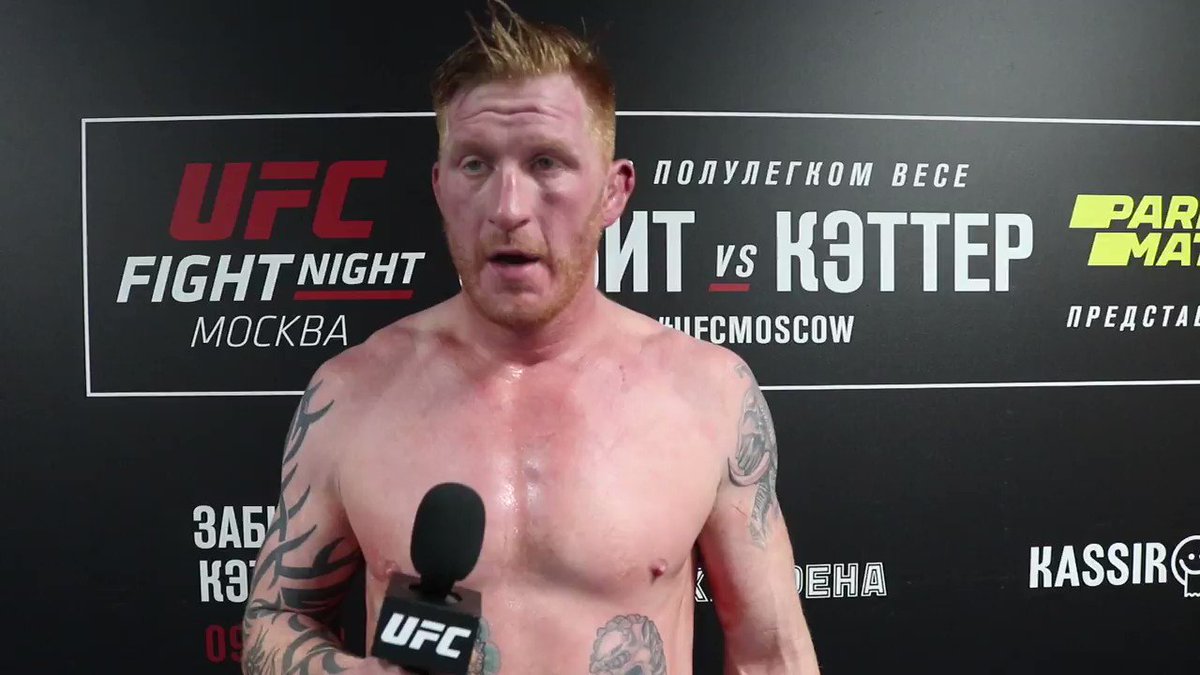 "The crowd always loves a good bloody brawl" - @EdHermanufc didn't disappoint giving the Russian fans an entertaining scrap at #UFCMoscow