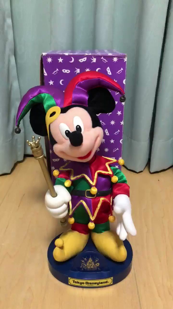 ディズニーランド　15周年　ミッキー　オルゴール ディズニーカーニバル ディズニーランド 15周年 ミッキー オルゴール ディズニー