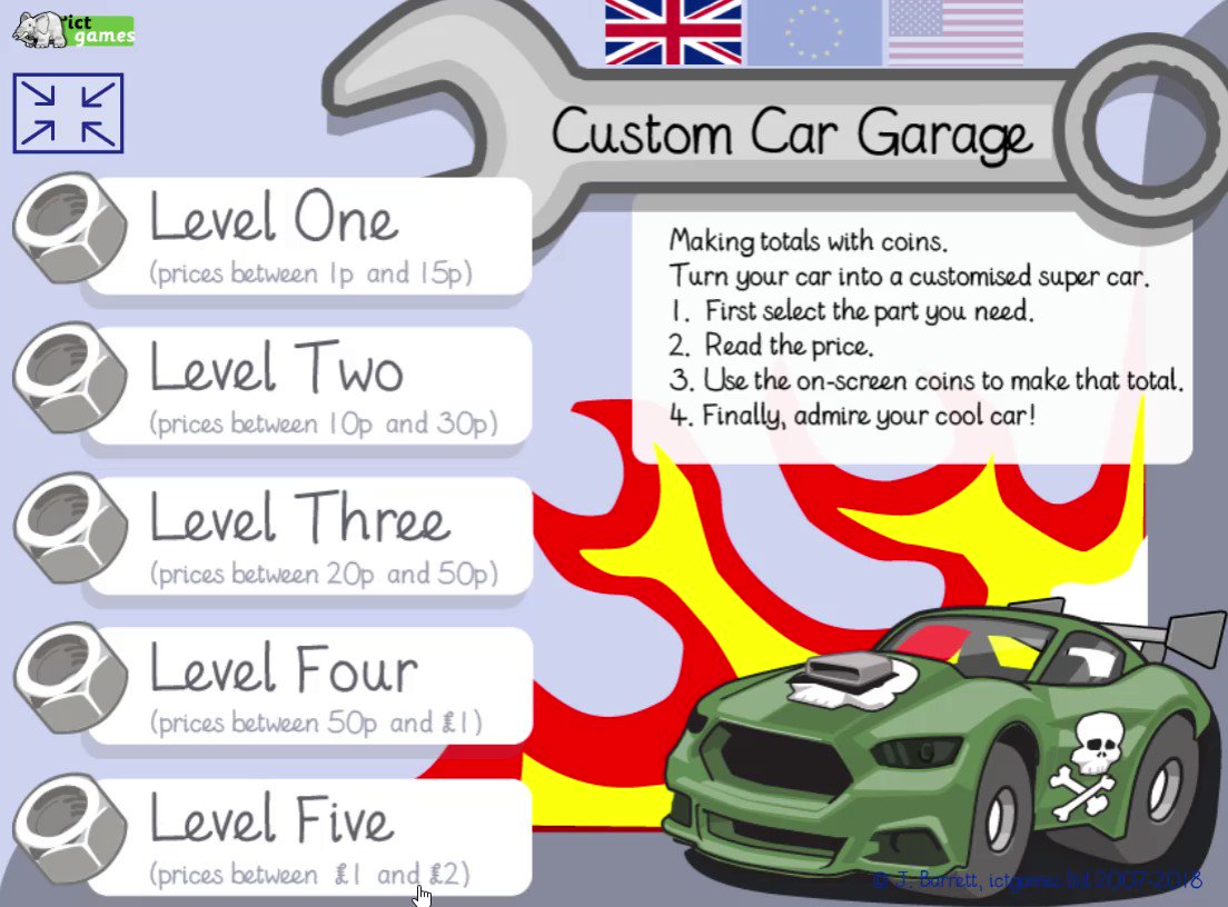 James on Twitter: "#free Custom Car Garage: Make totals and pay for  upgrades to your custom car. #KS1Maths https://t.co/j16jmT9xva… "