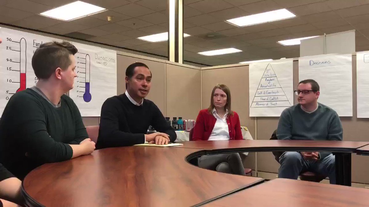 Sawyer Hackett (@SawyerHackett) on Twitter photo 2019-11-10 21:10:16 Today @JulianCastro met with advocates and providers at @arc_sei, an organization serving individuals with developmental disabilities. “Nobody here does this for the money, they do it because they have a passion for it and they care.” Today @JulianCastro met with advocates and providers at @arc_sei, an organization serving individuals with developmental disabilities. “Nobody here does this for the money, they do it because they have a passion for it and they care.”