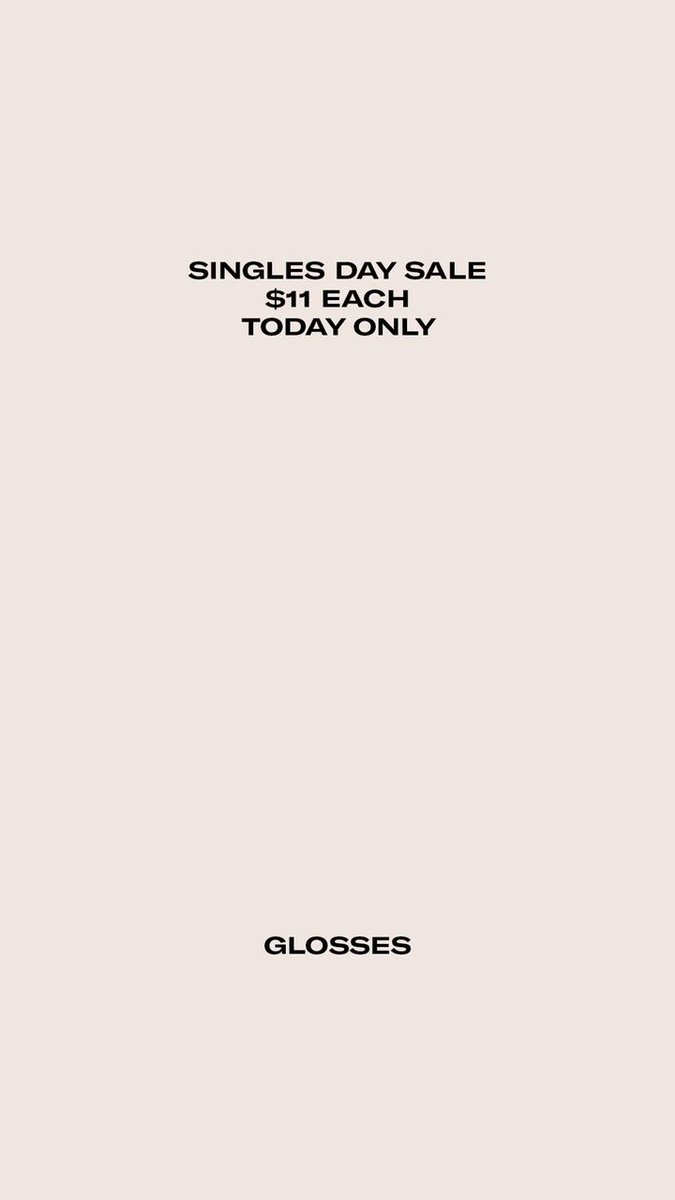 Happy Singles Day! Today only you can get @kkwbeauty glosses, contour and highlight stick singles and our powder highlight singles for $11. Ends at 11:59pm pst. No code necessary! #kkwbeauty #SinglesDay