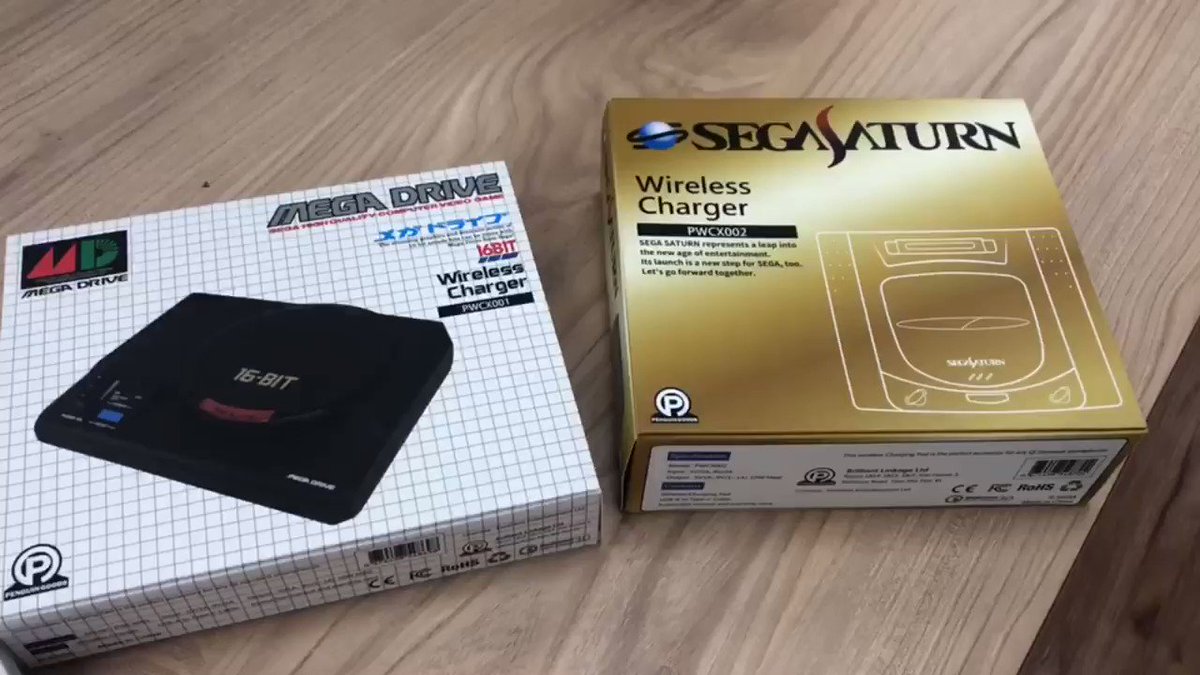 懐かしのセガハードワイヤレス充電器が発売されるぞ～