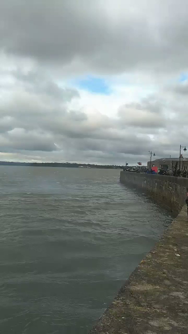 Happy birthday Prince Charles... celebrating in  Caernarfon in the traditional way by bombarding Anglesey 