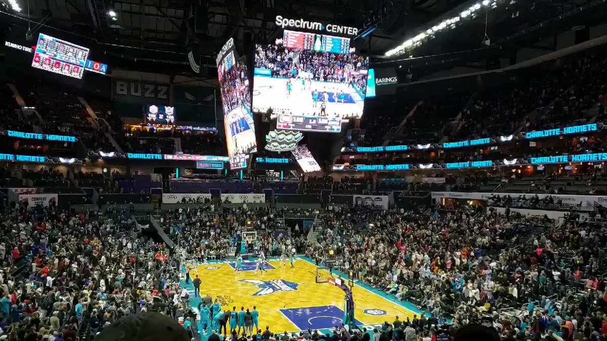 About Last Night...
Kemba Who? What a treat to witness the Malik Monk @AhmadMonk buzzer beater trey at The Hive with only 1.0 sec on the clock!
#DETatCHA #TissotBuzzerBeater #AllFly #NBA @hornets @spectrumcenter @kentom @FoxSportsCLT @FOXSportsSouth @HornetsOnFSSE @ashahahmadi – at Spectrum Center