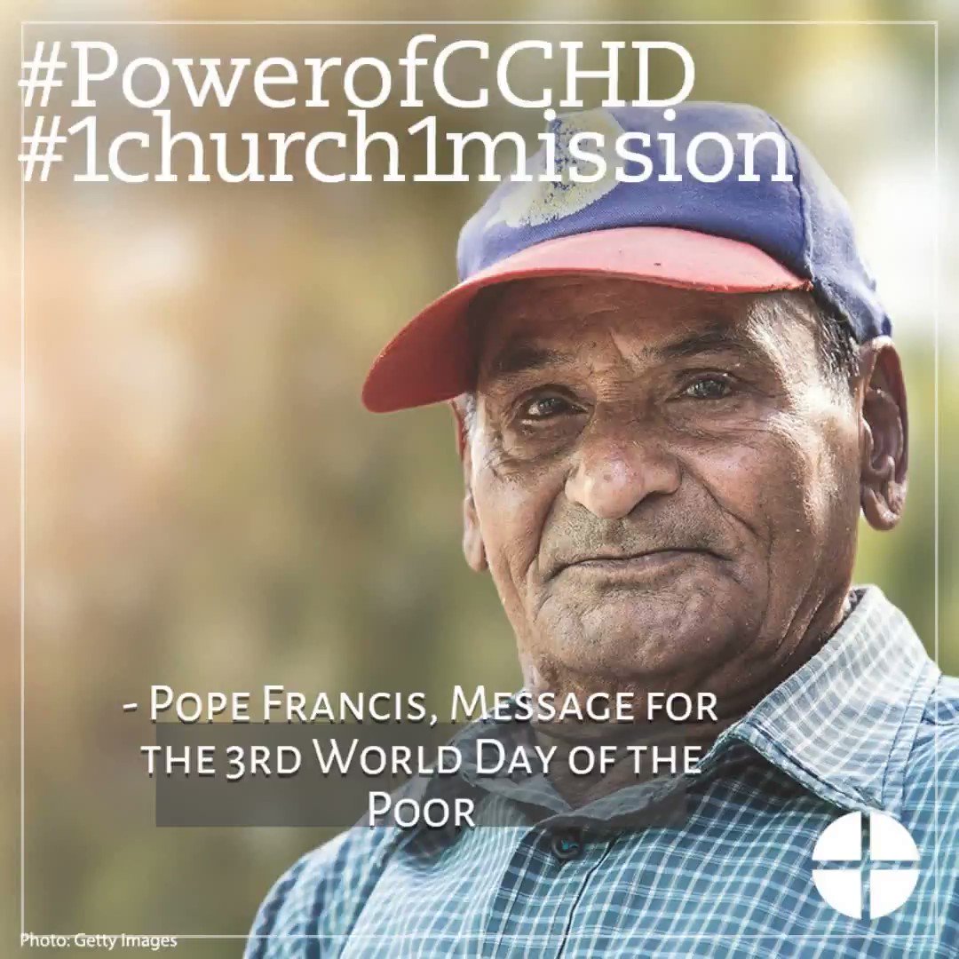 .@Pontifex asks us to sow seeds of hope and offer consolation on this #WorldDayofthePoor so that no one will feel deprived of closeness and solidarity. One way to help is to support the CCHD collection at Mass next weekend. Learn more at http://www.usccb.org/CCHD . #1church1mission
