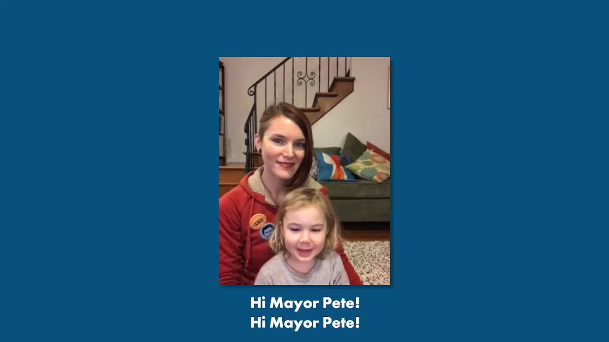 People across the country submitted videos wishing @PeteButtigieg good luck. With a team like this, anything is possible.
Let's go!