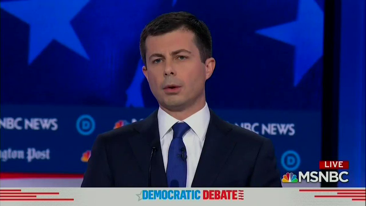 @PeteButtigieg's photo on #DemDebate