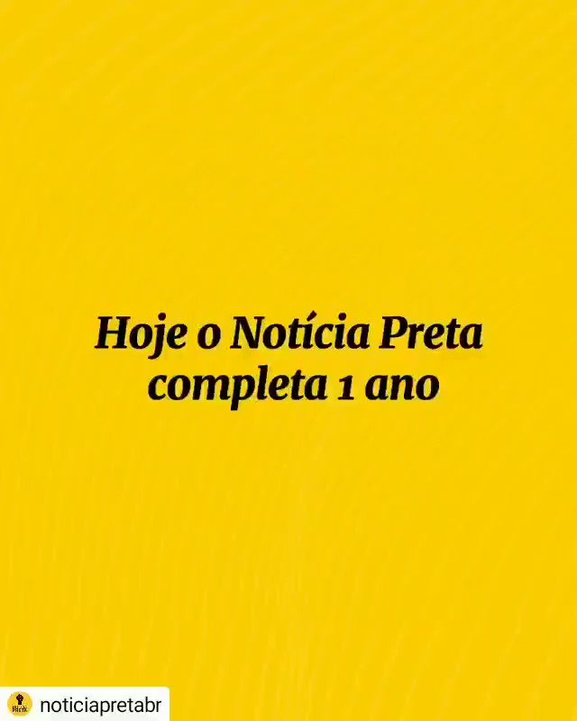#noticiapreta está de parabéns! 1 ano no ar. Fizemos esse vídeo pra que você conheça a galera preta que faz o Notícia Preta! #parabéns #ConscienciaNegra #NovembroNegro