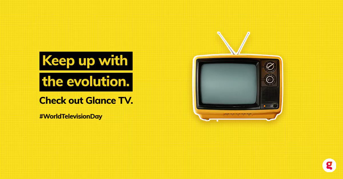 This #WorldTelevisionDay, watch entertaining shows on Glance TV. Get your Glance-enabled phone today.