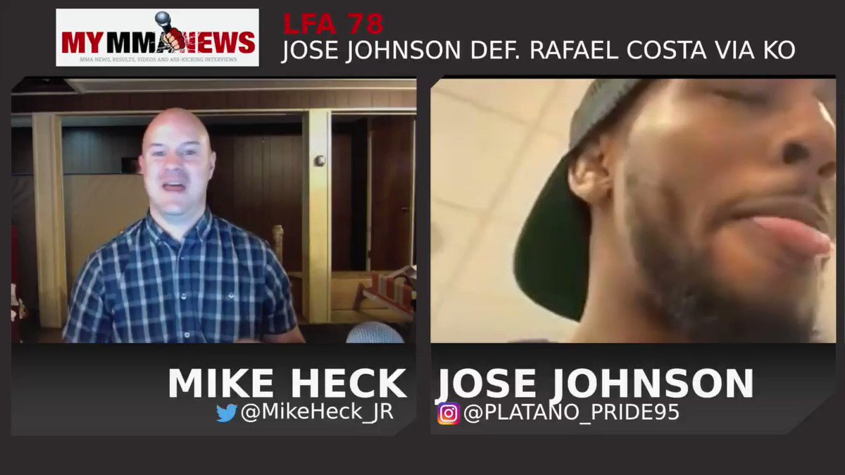 Jose Johnson had himself a viral KO at #LFA78 last Friday, but it wasn't the first time it's happened.
FULL INTERVIEW (plus the video of his first viral moment): https://mymmanews.com/jose-johnson-recaps-viral-ko-at-lfa-78-explains-why-hes-a-little-mad-at-dana-white/ …