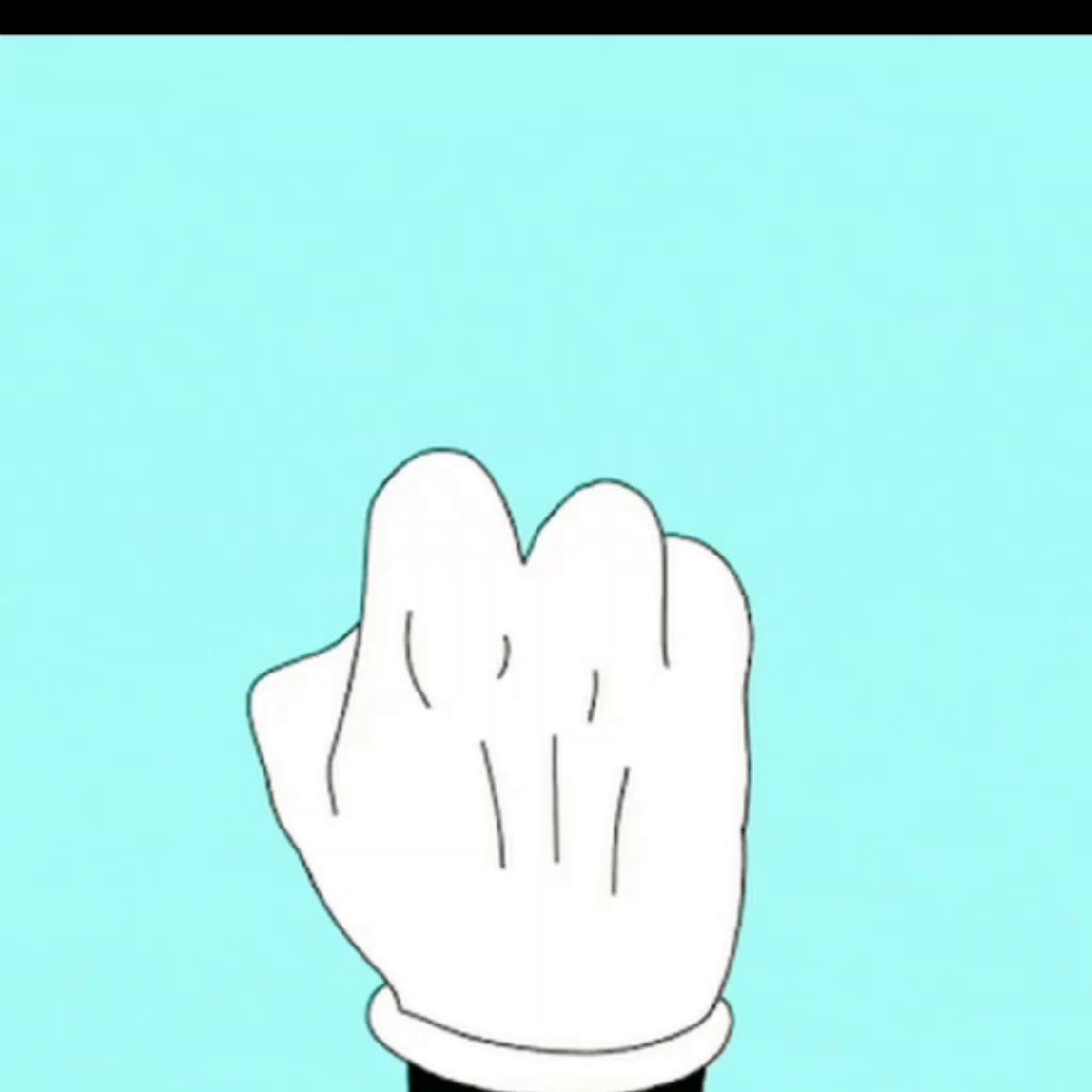 Средний палец gif