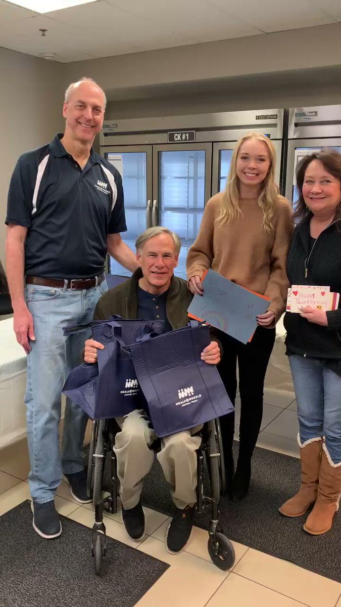 Happy Thanksgiving.Today we continue our tradition of delivering Meals on Wheels to the home bound on Thanksgiving.We deliver more than a meal.We also deliver compassion & conversation.We thank God for the blessing of living in the greatest state & country in the world.