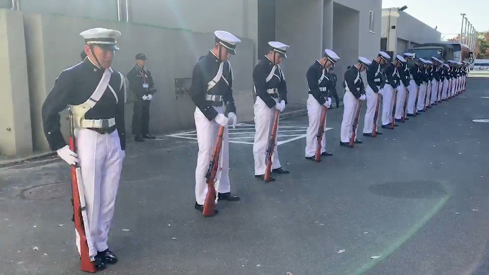 防衛大学校儀仗隊の一糸乱れぬパフォーマンス「波」が「倍速かと思った