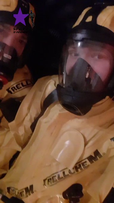 My first real hazmat experience, and definitely not the last of that weekend!?? thanks to @DaniDuke14