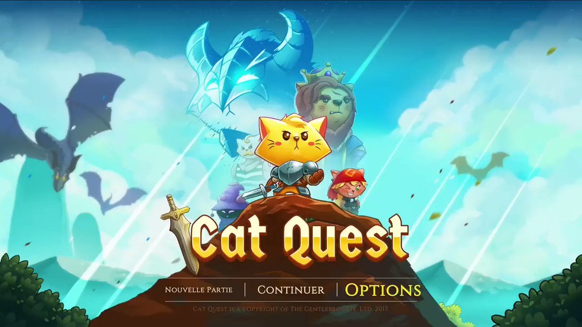 🚨🚨 Les chats dominent le monde !!!! ENFIN !! Je pars en chaventure sur #CatQuest !! Miaouw 🐱🐱 https://www.twitch.tv/kythis_my 🐱🐱