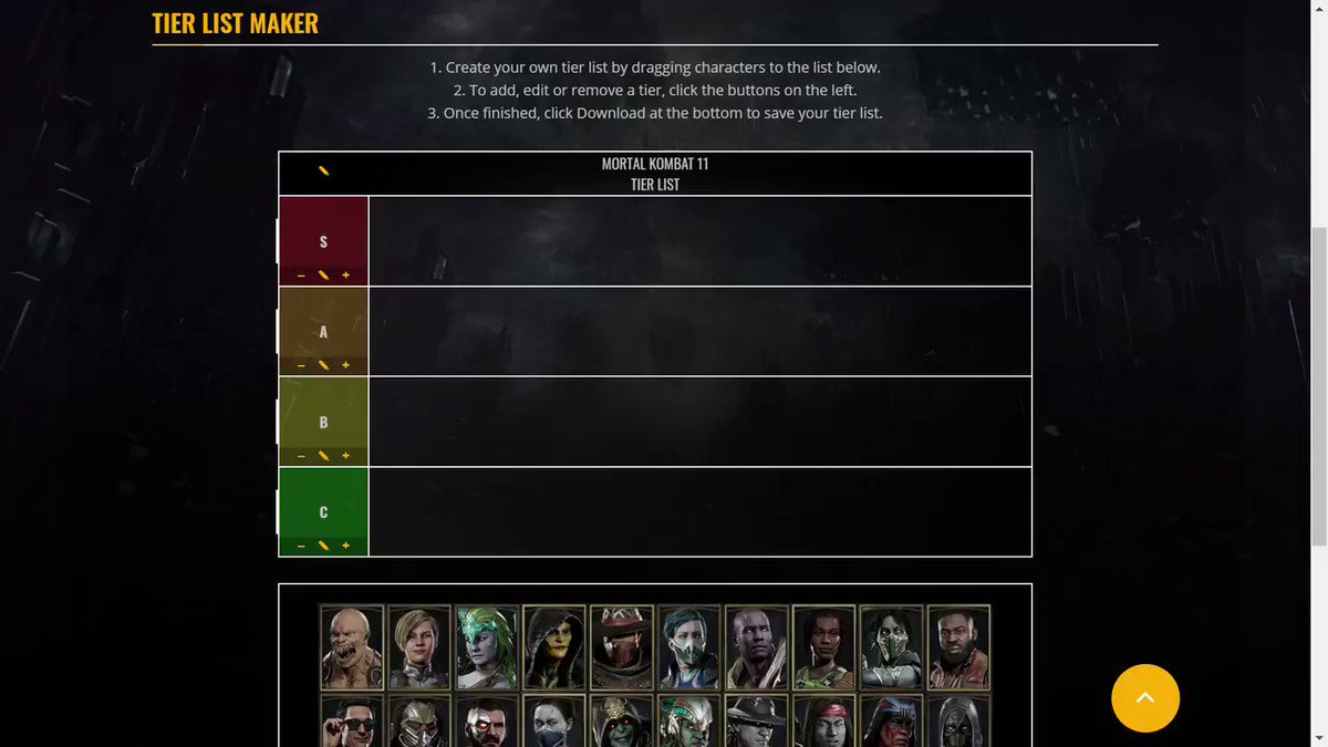 Noble Raptor On Twitter Introducing My Very Own Tier List