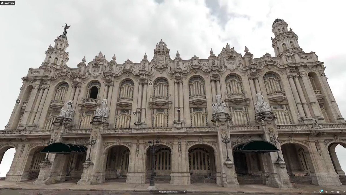 Raiz (@RaizNewMedia) on Twitter photo 2019-12-03 00:46:58 Photogrammetry in La Havana: The Grand Theatre of Havana, Cuba - 1915 Explore This iconic Cuban building in #3d #vr or #ar in @Sketchfab here: skfb.ly/6Pnvq #photogrammetry #webgl #realtime #computervision #architecture #cuba #virtual #heritage #centrogallego #theatre Photogrammetry in La Havana: The Grand Theatre of Havana, Cuba - 1915 Explore This iconic Cuban building in #3d #vr or #ar in @Sketchfab here: skfb.ly/6Pnvq #photogrammetry #webgl #realtime #computervision #architecture #cuba #virtual #heritage #centrogallego #theatre