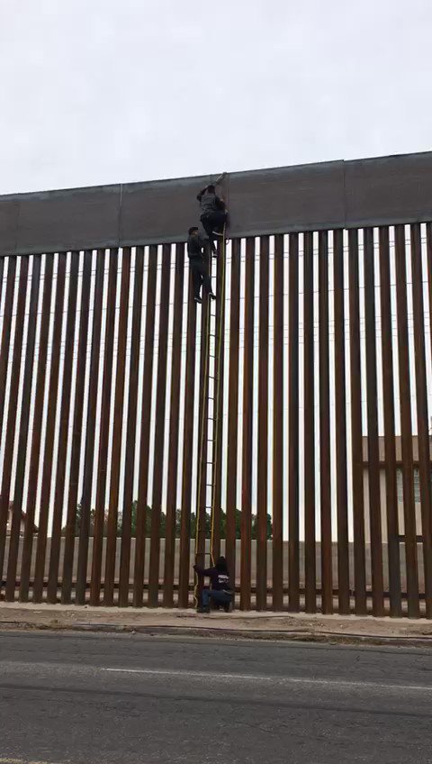 This is the newly replaced wall along the US/MEXICO border. #TheWall