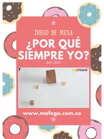 Quien logre quedar sin fichas gana.
Juego: de mesa / Juego de acción
Edad: + 8 años
Material: Madera
Compra aquí👉 https://t.co/ZpZA2uMArQ
https://t.co/8tX3yA6Yz7
#Juegodeaccion #Mafego #Toy #Regalos #Jugueteria #JuguetesDidacticos #Madera #Colombia https://t.co/YVAKq4gmPi