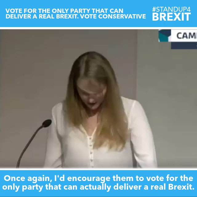 “Once again, I'd encourage them to vote for the only party that can actually deliver a real Brexit. To rescue that flicker of hope. To save our home from Marxism. To get Brexit done...please change your vote to Boris, and vote for the Conservative party.”
@Lugey6 #StandUp4Brexit