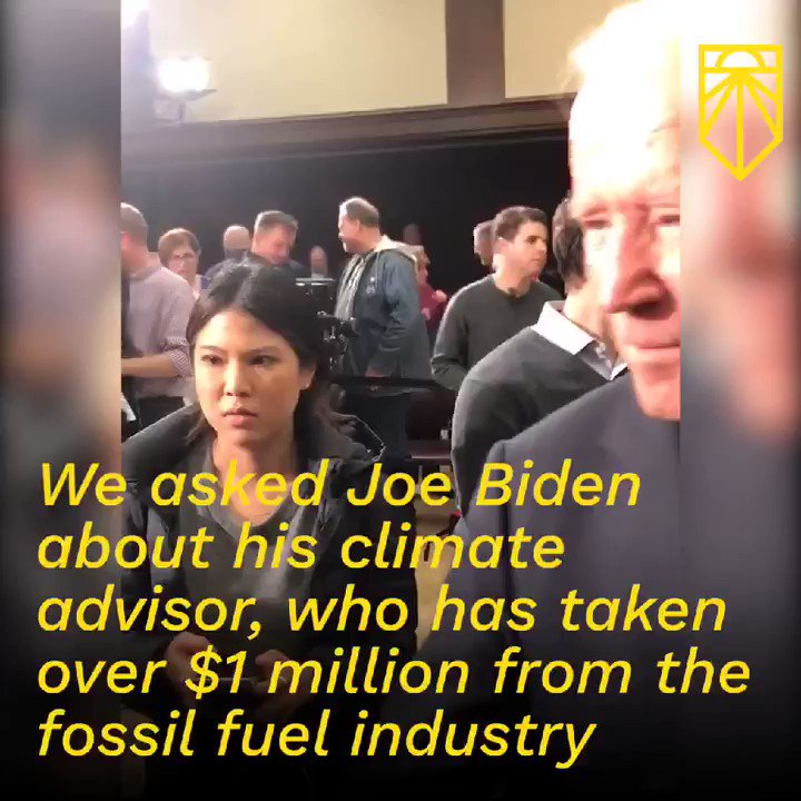 Here's a thought, @JoeBiden. Maybe your climate policy advisor shouldn't be somebody who has taken a million dollars from the fossil fuel industry 🤔
Otherwise your commitment to averting the climate crisis sounds like a bunch of...well, malarkey.