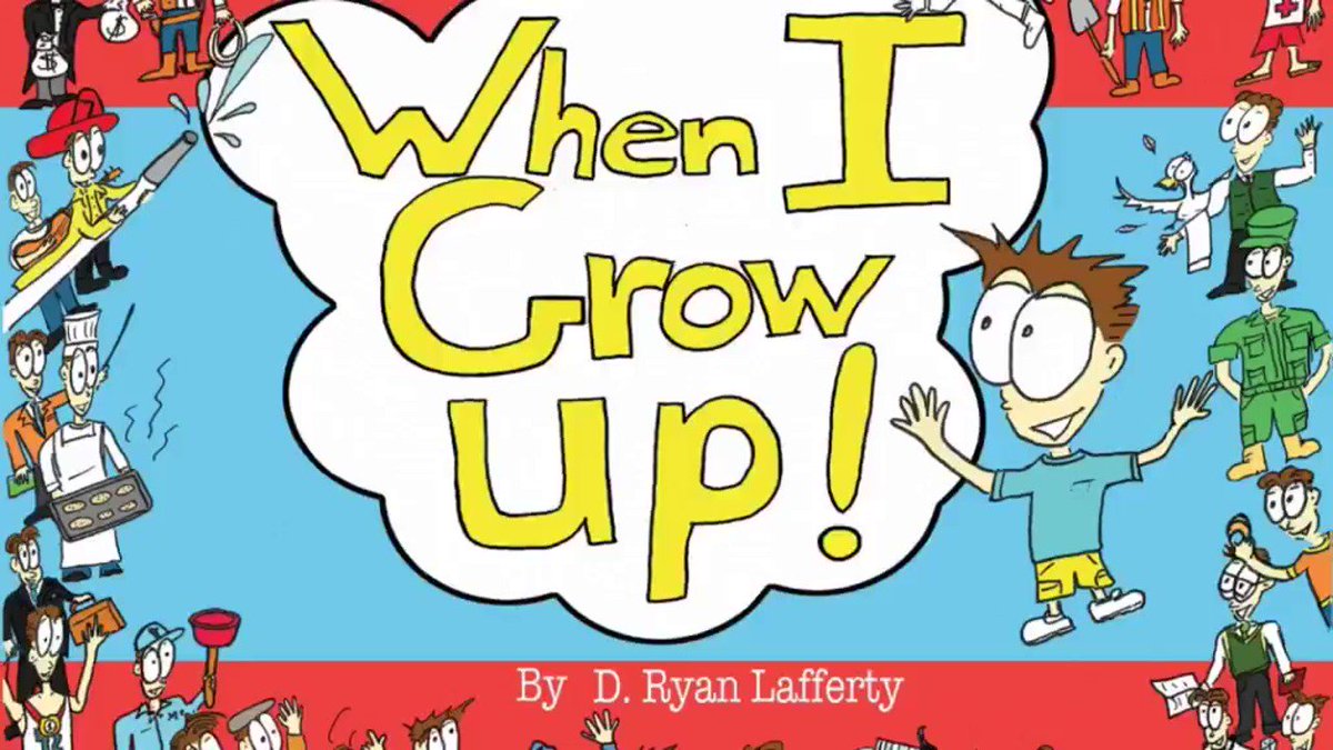 My newest is on sale at Amazon for $13!
"When I Grow Up!"
https://www.amazon.com/When-I-Grow-Up-1/dp/1543985262/ref=sr_1_1?keywords=when+i+grow+up+lafferty&qid=1573107362&sr=8-1 …
#childrensbooks #kids #kidlit #giftidea #rhyme #illustrated #cool #writingcommunity #ShamelessSelfpromoSaturday #xmas2019 #gift #rhymetime