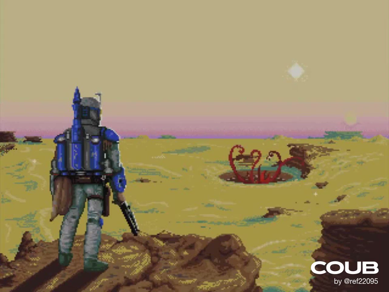 Мандалорец Pixel Art