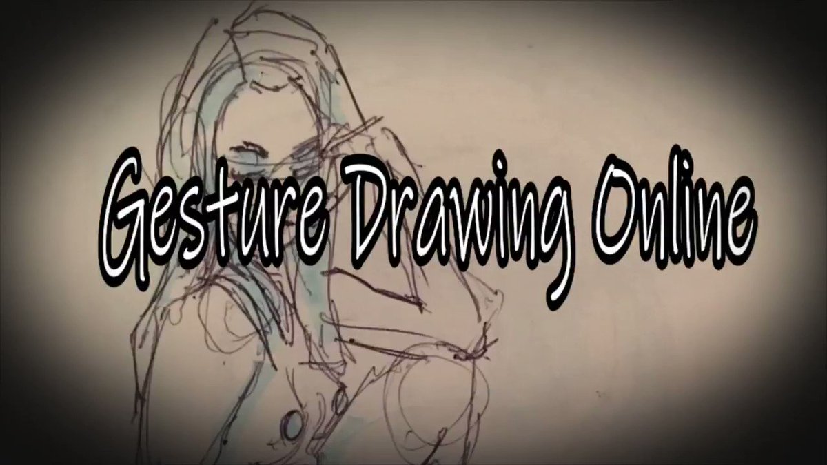 Gesture Drawing Online #006 (model: Ella) 