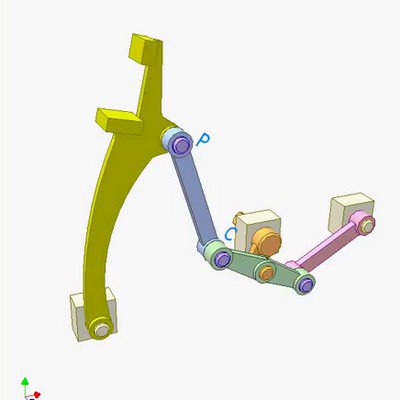 Six Bar Linkage of Long Output Dwell