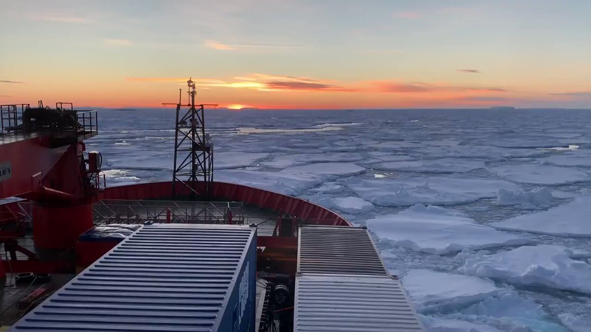 antarctica.gov.au (@AusAntarctic) on Twitter photo 2019-12-09 03:30:00 One of those #Antarctic moments that takes your breath away. The Aurora Australis has successfully resupplied Dumont d’Urville for the #French program @https://twitter.com/_IPEV. Next stop, Macquarie Island then #Hobart. #sunrise 📸 R Youd One of those #Antarctic moments that takes your breath away. The Aurora Australis has successfully resupplied Dumont d’Urville for the #French program @https://twitter.com/_IPEV. Next stop, Macquarie Island then #Hobart. #sunrise 📸 R Youd