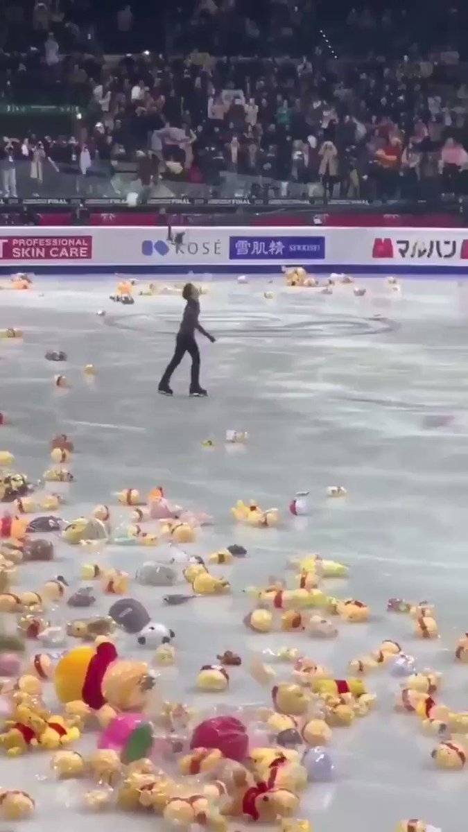 カオスなアフレコｗｗ。羽生くんに投げられるプーさんにひたすらアフレコしてみた。