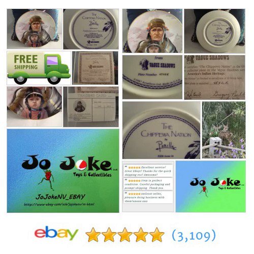 THE CHIPPEWA NATION PLATE AMERICAN HERTIAGE COA-1987 #chippewanation,#numbered | eBay https://www.ebay.com/itm/372281783287Β β¦