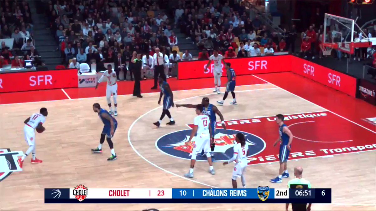 Best game of the season for 6-7 + 21-year-old #Cholet G prospect Abdoulaye N'Doye, who finished with 16 PTS (6/6 FG, 2/2 3FG), 7 ASTS, 6 REBS + 6 STLS in 28 MINS of action in a 76-68 win over Chalons-en-Champagne. Has a tremendous frame + is a much improved shot maker this year