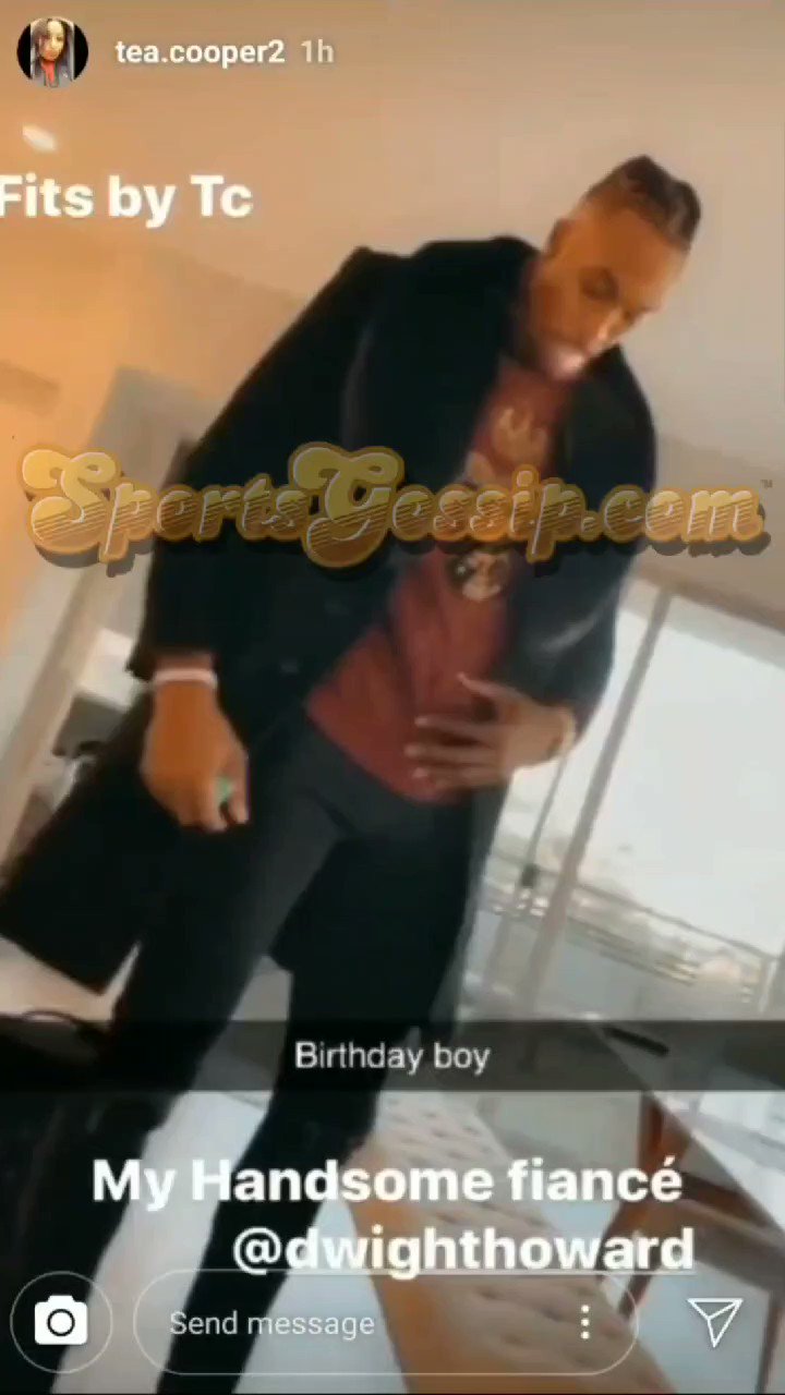 Dwight Howard gets dressed by his fiancee 