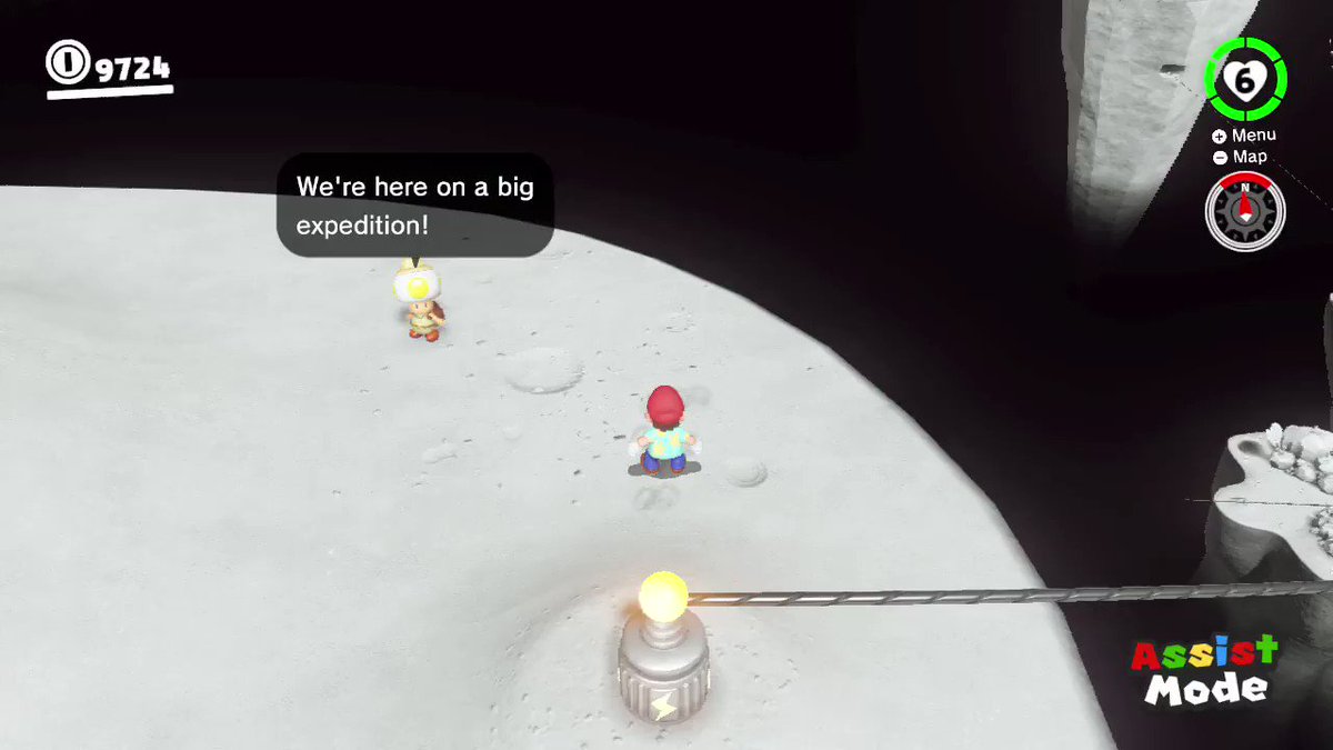 first 1.0/10 jump completed. #SuperMarioOdyssey #NintendoSwitch