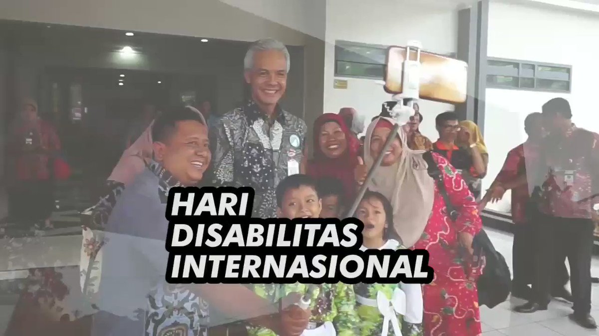 "Mereka tidak butuh dikasihani, yang mereka butuhkan adalah akses..kita yang memfasilitasi.."- @ganjarpranowo -#haridisabilitasinternasional #KitaSama #IndonesiaInklusi #JatengGayeng