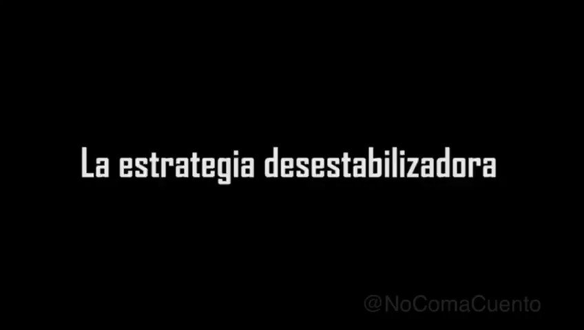 La estrategia desestabilizadora contra Colombia.