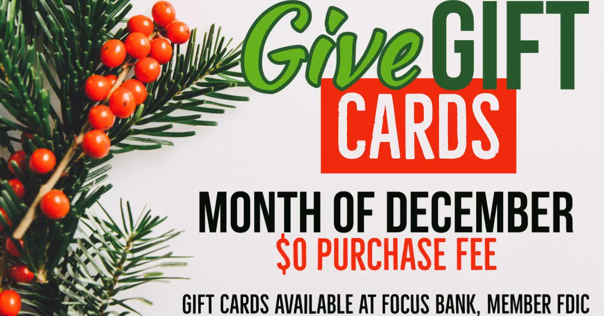 Focus Bank On Twitter Who Doesn t Love A Gift Card Remember The focus-bank-personal-business-banking