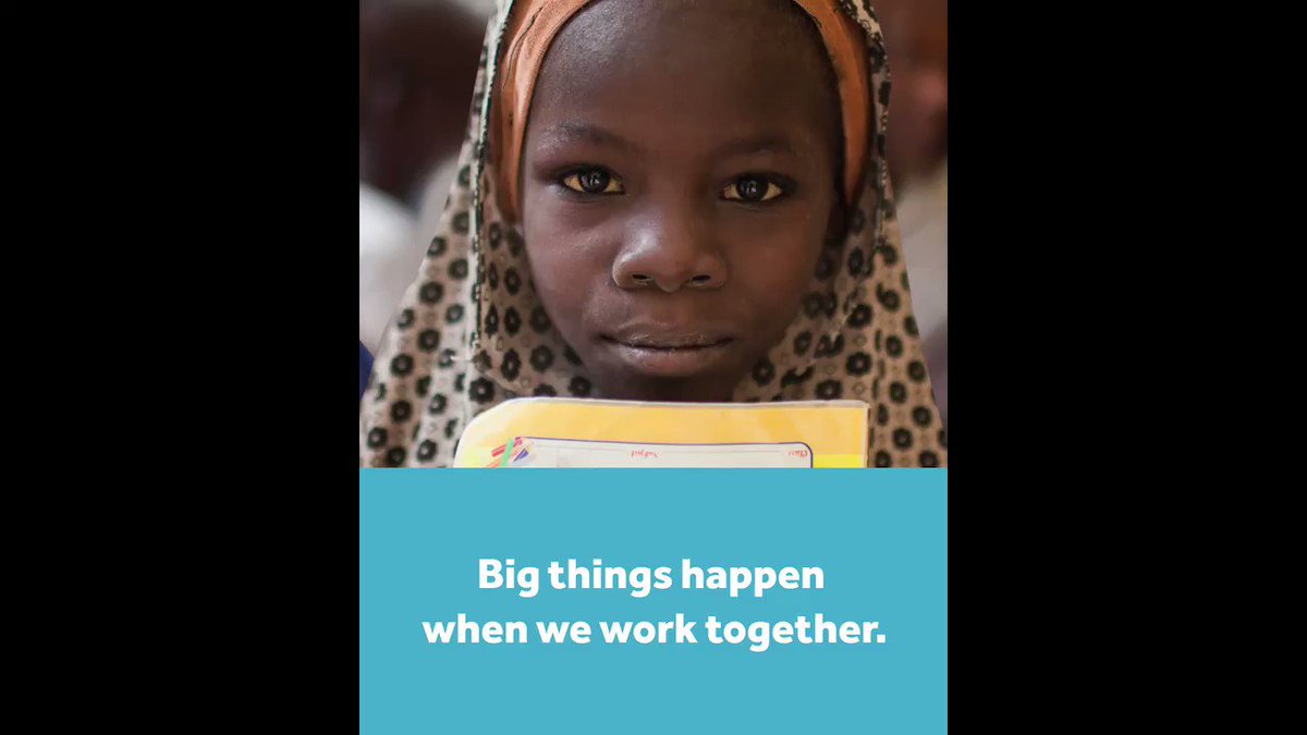 Big things happen when we work together.Thank you to all of our partners @RESCUEorg @PlanGlobal @WarChildHolland @poverty_action @UBONGOtz & @B_I_Tweets #PlayMatters