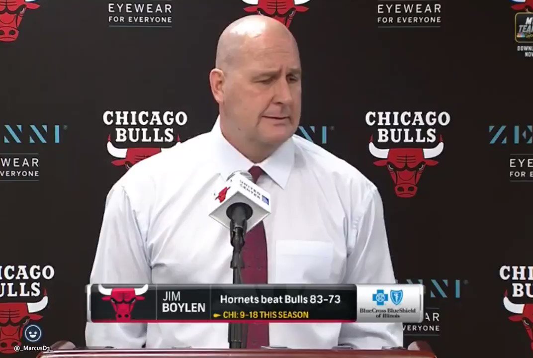 I don’t want to hate on him or attack him personally.
What he said he made no sense and honestly, it seems like a guy who is LABORING through his job. He’s got no clue and was put in this position by #GarPax. Lauri sat to long. #Bulls #BullsNation
