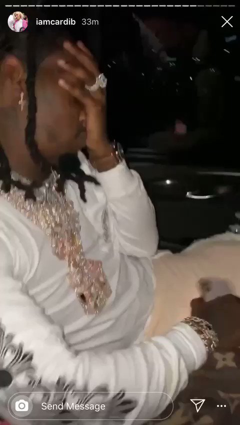Offset and Cardi B jamming to @bigtrilkaiza βs songπ³π₯π₯...this song is a global anthem yoπ₯