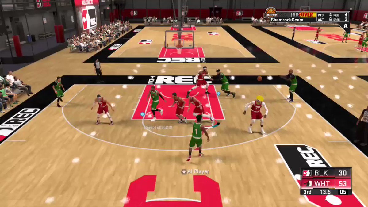 A little bit of everything gets the job done. @ShamrockScam struggling with scoring lately has been a key 🔑 component on defense and as a rebounding presence. Extra passes make GREEN ✅ things happen‼️👀🏀🎮 @balts2315 with the corner greens 🥬💦
#NBA2K20 #NBATwitter #NBA