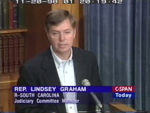 βI know many of them donβt want the president to be impeached, but Iβve got a duty far greater than just getting to the next election.β @LindseyGrahamSC