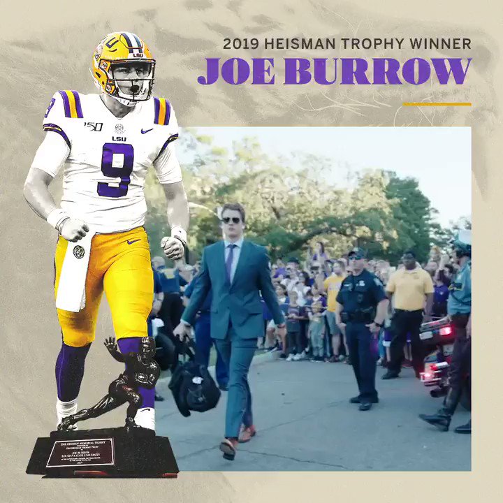 The 2019 Heisman Trophy winner: