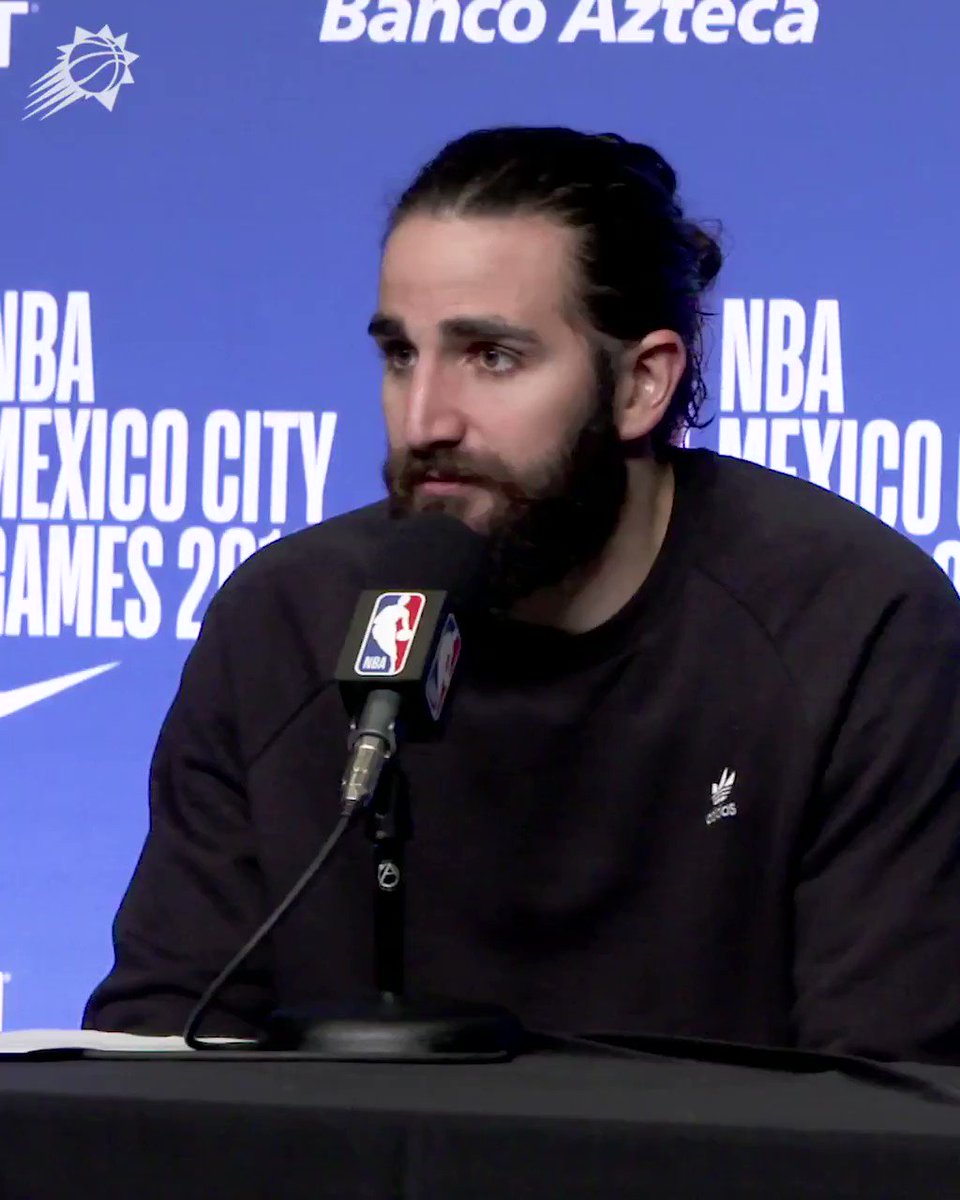 "We're fighting for something that hasn't been accomplished in Phoenix."
- @rickyrubio9 | #NBAenMéxico