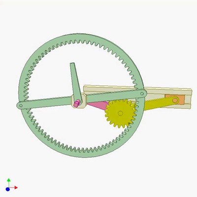 Internal Gear Slider Mechanism