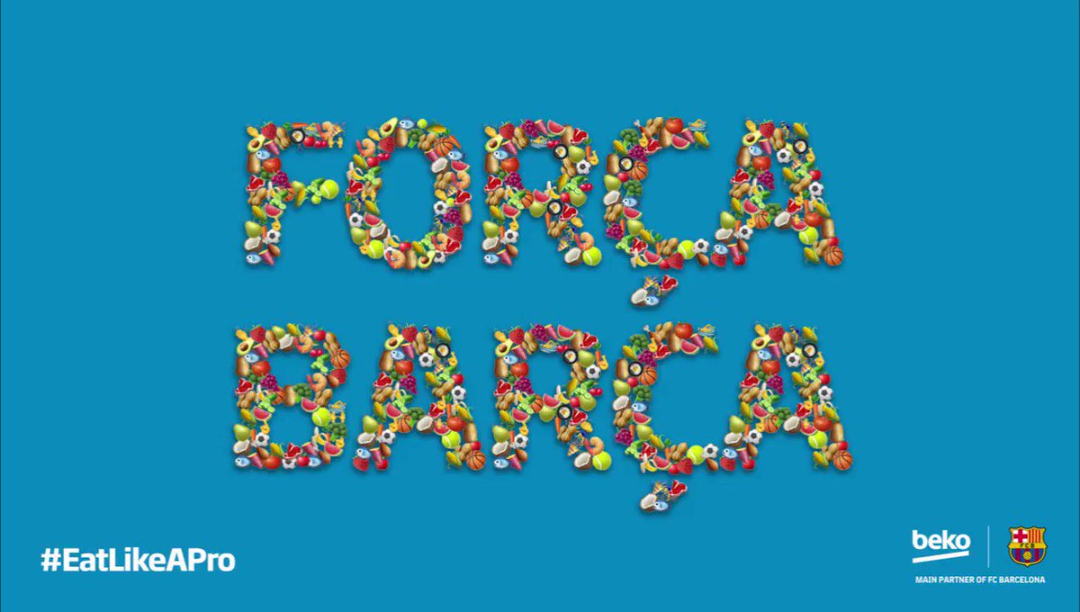The @fcbarcelona players have been training hard —and eating healthy!— to be ready for tonight’s game: are you ready too? Join us in cheering for @3gerardpique, Leo Messi and company in this #ElClásico! #EatLikeAPro #ForçaBarça