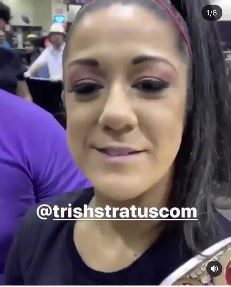 RT @TQSherwood: And, of course, when Bayley put me on her Instagram story to trash talk Trish stratus. https://t.co/IrB80SOL1l