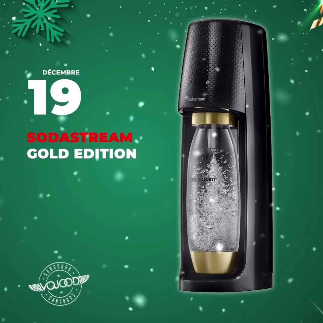 🎅🏼 19 Décembre 🎁
Participe et GAGNE ton appareil @SodaStreamFR Gold Edition 🎉
Rendez-vous sur http://www.vojoodmedia.com
#calendrierdelavent #adventcalendar #raffle #concours #calendrierdelavent2019 #adventcalendar2019 #giveaway #lausanne #vaud #sodastream #goldedition